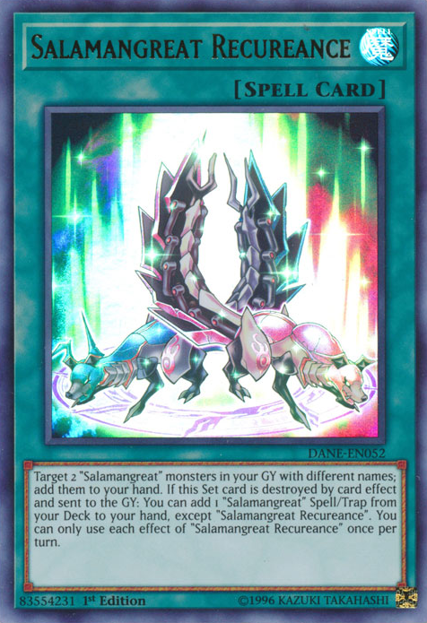 Salamangreat Recureance [DANE-EN052] Ultra Rare | Card Merchant Takapuna