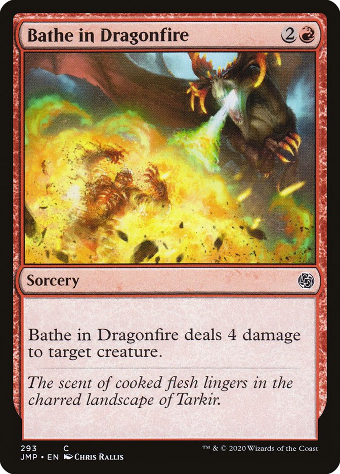 Bathe in Dragonfire [Jumpstart] | Card Merchant Takapuna