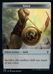 Gold // Dragon Double-Sided Token [Commander Legends: Battle for Baldur's Gate Tokens] | Card Merchant Takapuna