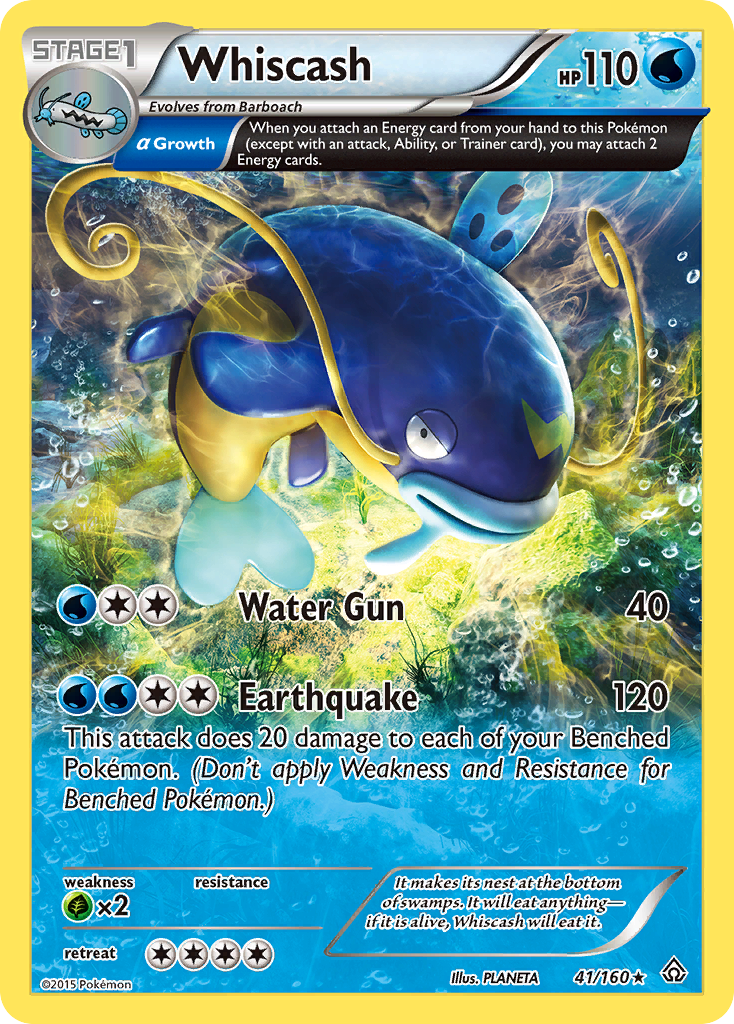 Whiscash (41/160) [XY: Primal Clash] | Card Merchant Takapuna