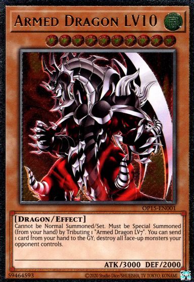 Armed Dragon LV10 [OP15-EN001] Ultimate Rare | Card Merchant Takapuna