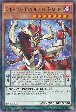 Odd-Eyes Pendulum Dragon [SP15-EN012] Shatterfoil Rare | Card Merchant Takapuna