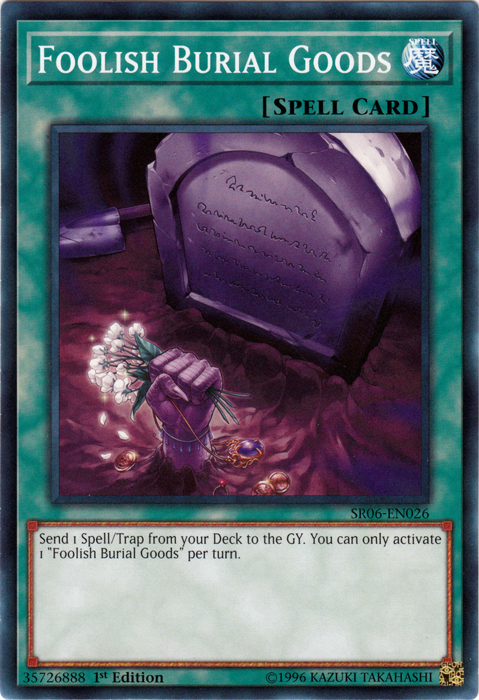 Foolish Burial Goods [SR06-EN026] Common | Card Merchant Takapuna