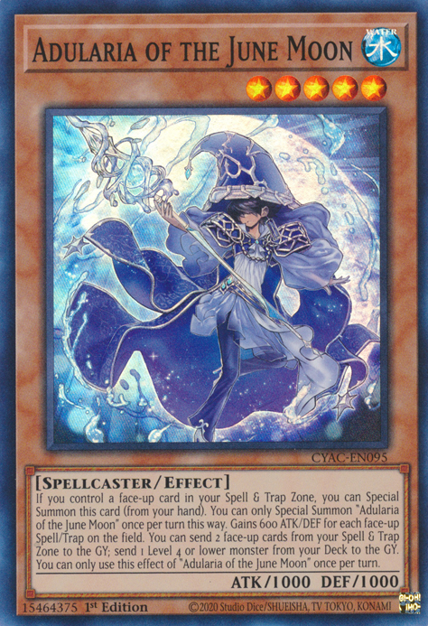 Adularia of the June Moon [CYAC-EN095] Super Rare | Card Merchant Takapuna