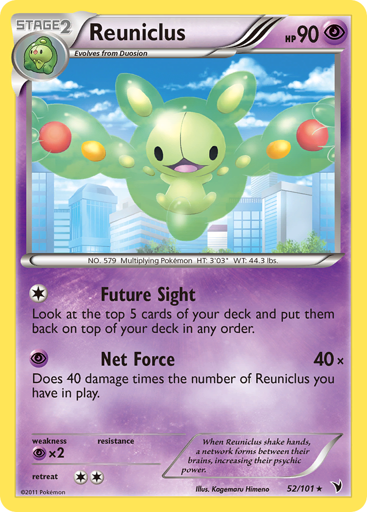 Reuniclus (52/101) [Black & White: Noble Victories] | Card Merchant Takapuna