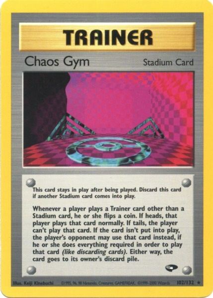 Chaos Gym (102/132) [Gym Challenge Unlimited] | Card Merchant Takapuna