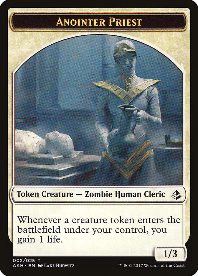 Anointer Priest Token [Amonkhet Tokens] | Card Merchant Takapuna