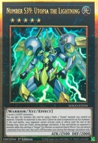 Number S39: Utopia the Lightning [MAGO-EN034] Gold Rare | Card Merchant Takapuna