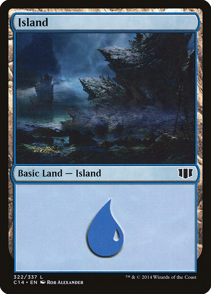 Island (322) [Commander 2014] | Card Merchant Takapuna