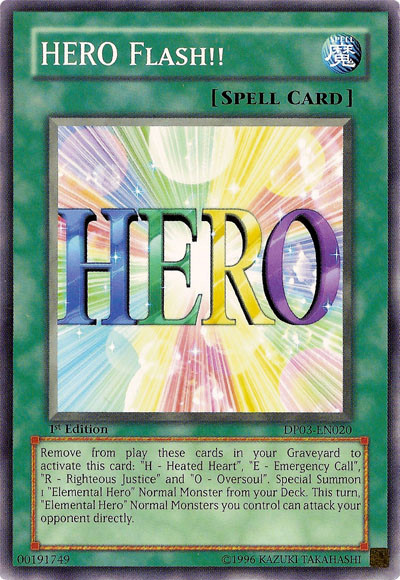 HERO Flash!! [DP03-EN020] Common | Card Merchant Takapuna