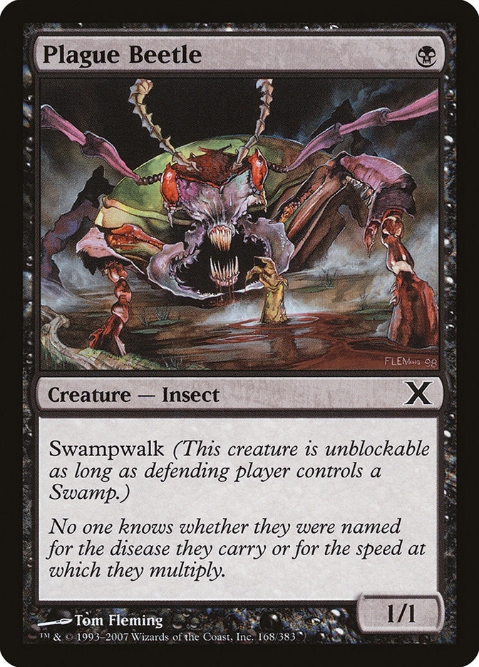 Plague Beetle [Tenth Edition] | Card Merchant Takapuna