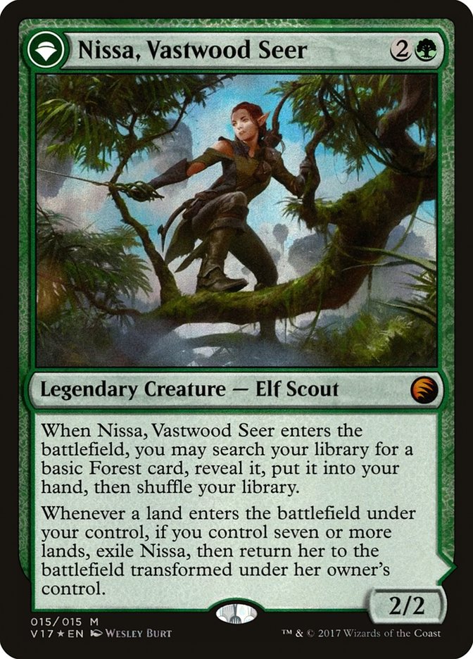 Nissa, Vastwood Seer // Nissa, Sage Animist [From the Vault: Transform] | Card Merchant Takapuna