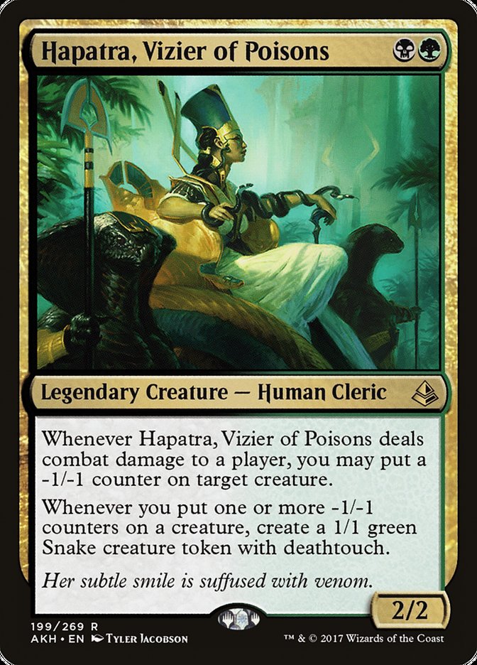 Hapatra, Vizier of Poisons [Amonkhet] | Card Merchant Takapuna