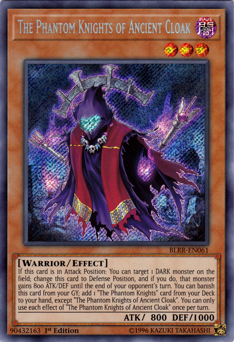 The Phantom Knights of Ancient Cloak [BLRR-EN061] Secret Rare | Card Merchant Takapuna