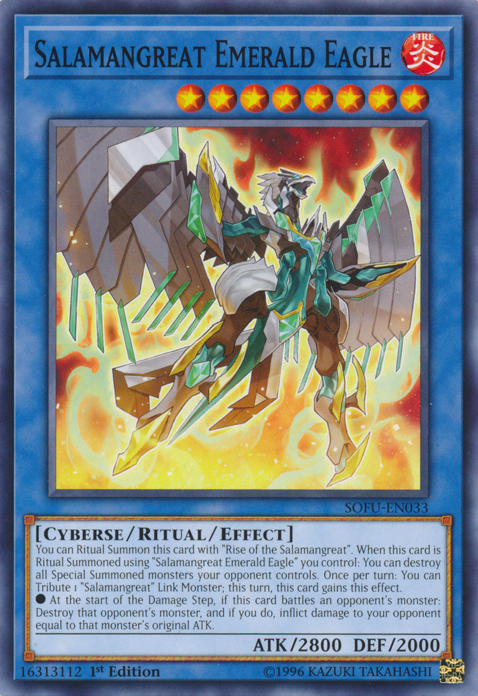 Salamangreat Emerald Eagle [SOFU-EN033] Common | Card Merchant Takapuna