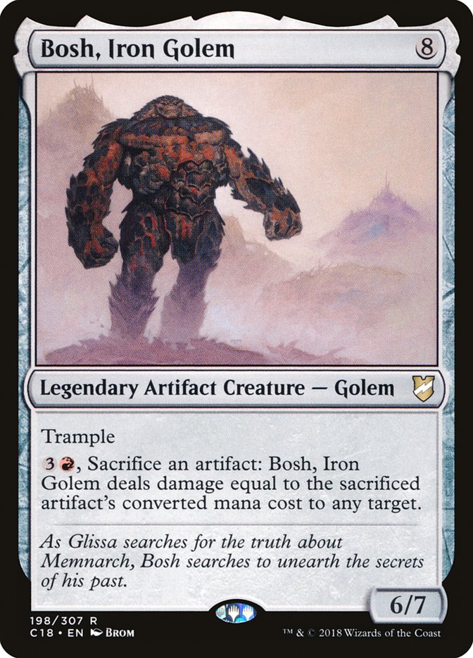 Bosh, Iron Golem [Commander 2018] | Card Merchant Takapuna