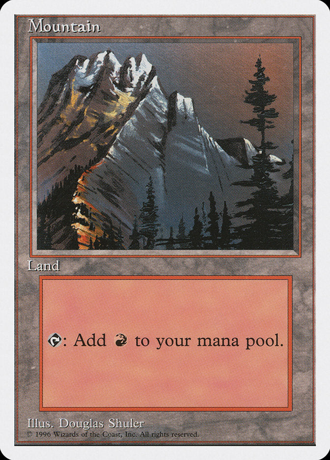 Mountain (Red Sky in the Top Right) [Introductory Two-Player Set] | Card Merchant Takapuna