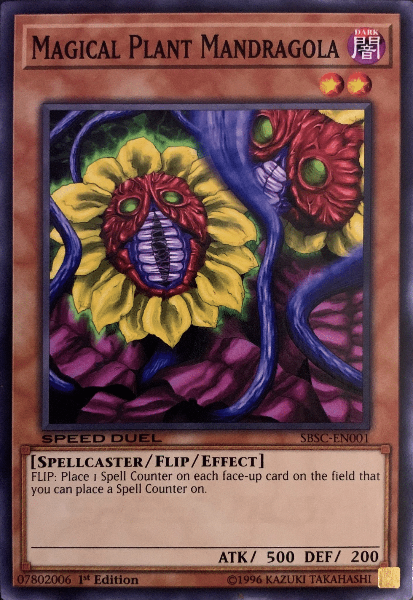 Magical Plant Mandragola [SBSC-EN001] Common | Card Merchant Takapuna