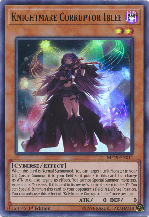 Knightmare Corruptor Iblee [MP19-EN011] Ultra Rare | Card Merchant Takapuna