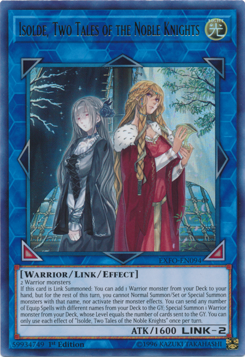 Isolde, Two Tales of the Noble Knights [EXFO-EN094] Ultra Rare | Card Merchant Takapuna