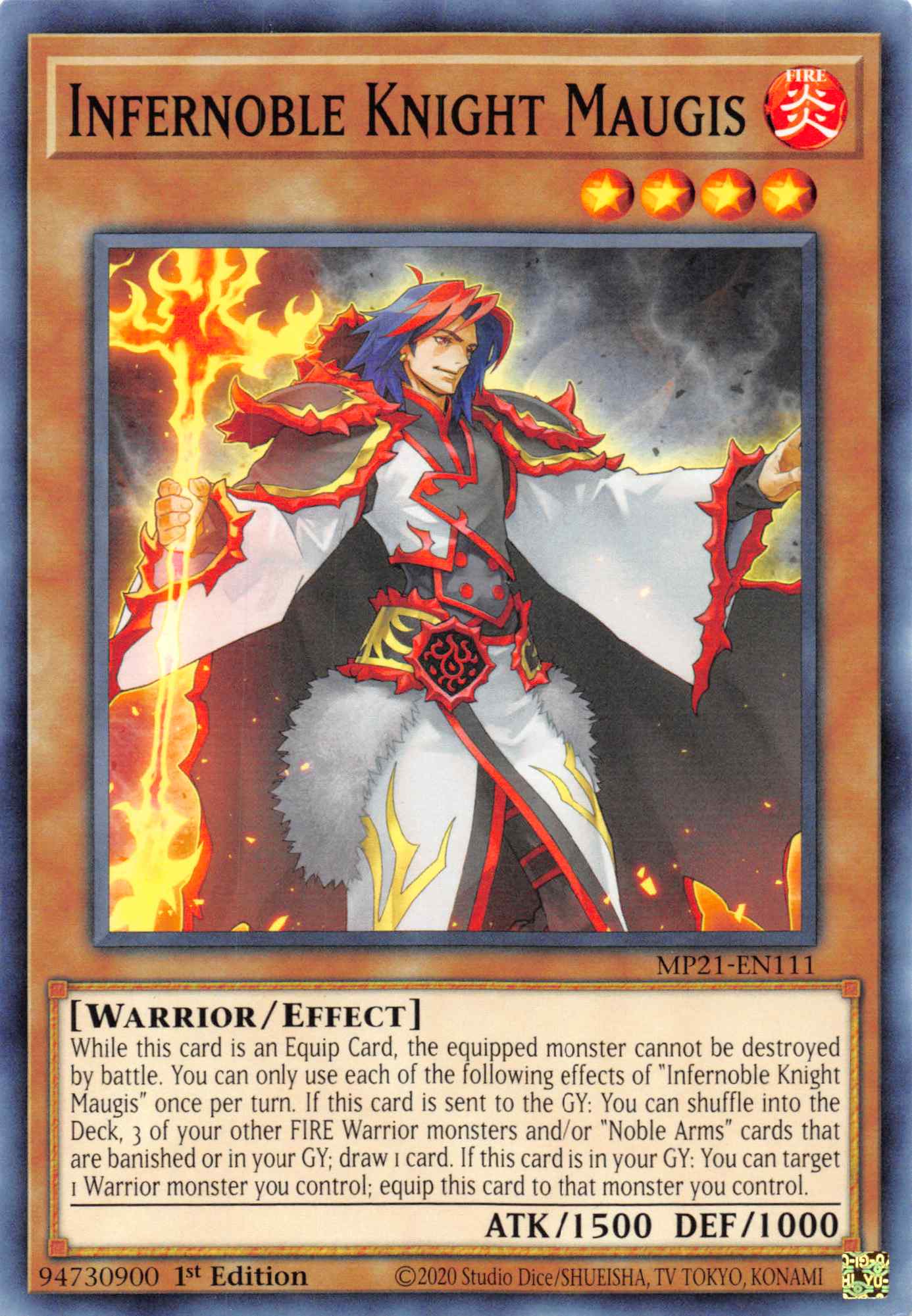 Infernoble Knight Maugis [MP21-EN111] Common | Card Merchant Takapuna