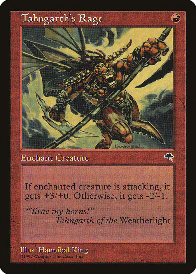 Tahngarth's Rage [Tempest] | Card Merchant Takapuna