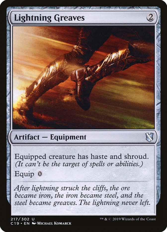 Lightning Greaves [Commander 2019] | Card Merchant Takapuna