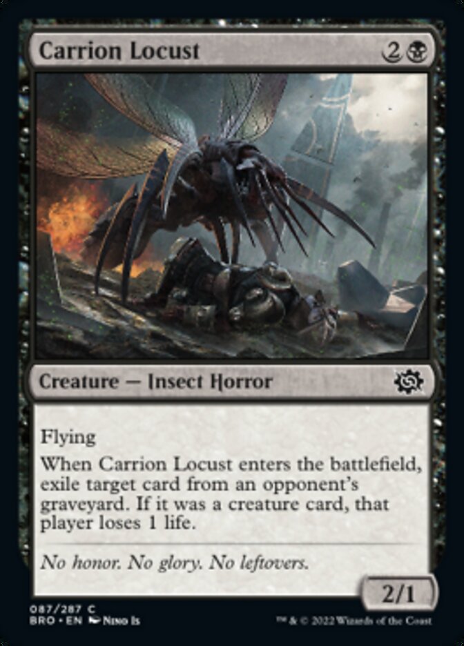 Carrion Locust [The Brothers' War] | Card Merchant Takapuna