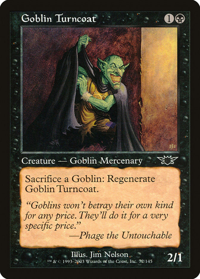 Goblin Turncoat [Legions] | Card Merchant Takapuna