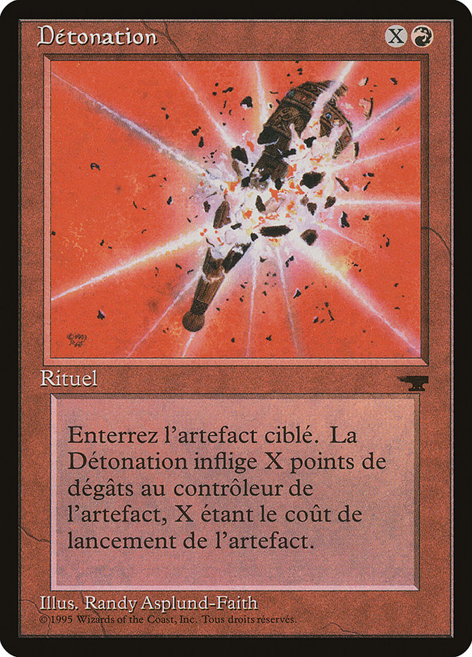 Detonate (French) - "Detonation" [Renaissance] | Card Merchant Takapuna