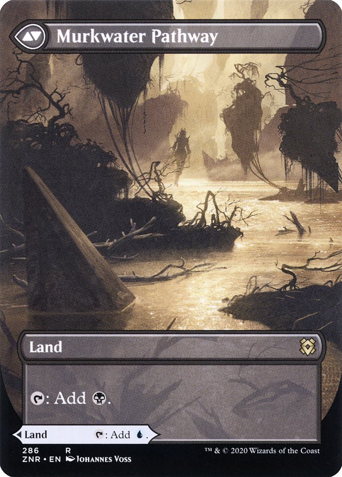 Clearwater Pathway // Murkwater Pathway (Borderless Alternate Art) [Zendikar Rising] | Card Merchant Takapuna