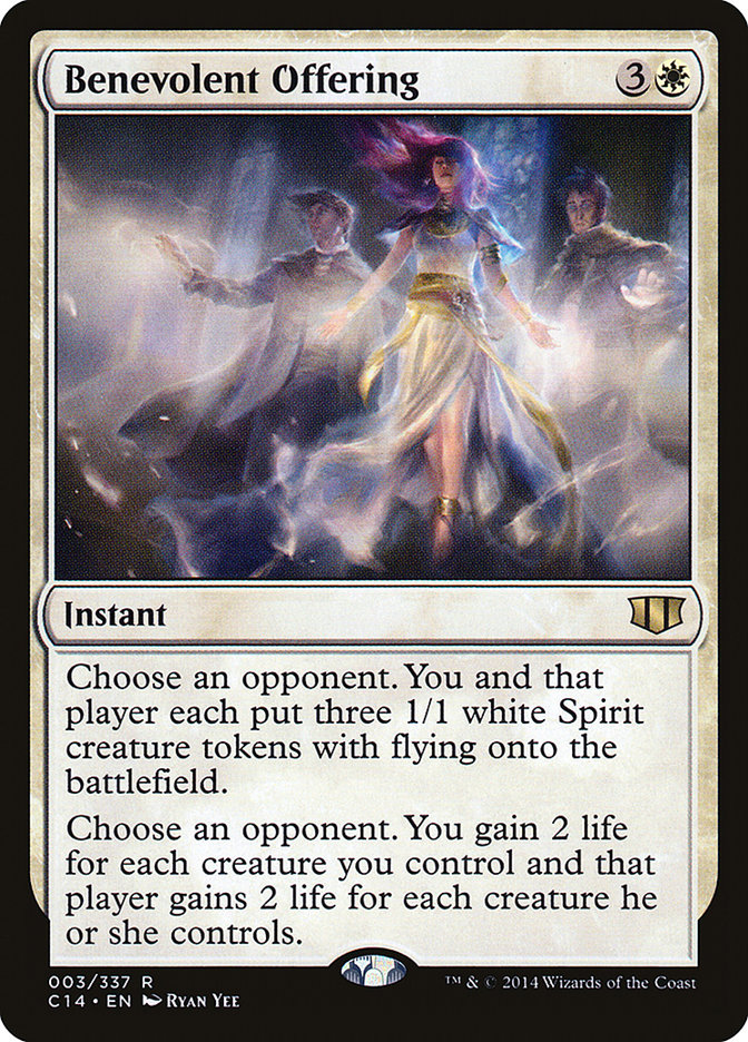 Benevolent Offering [Commander 2014] | Card Merchant Takapuna