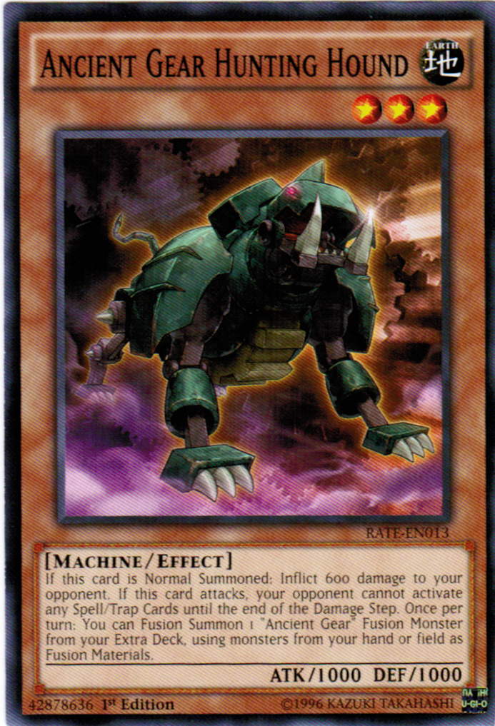 Ancient Gear Hunting Hound [RATE-EN013] Common | Card Merchant Takapuna