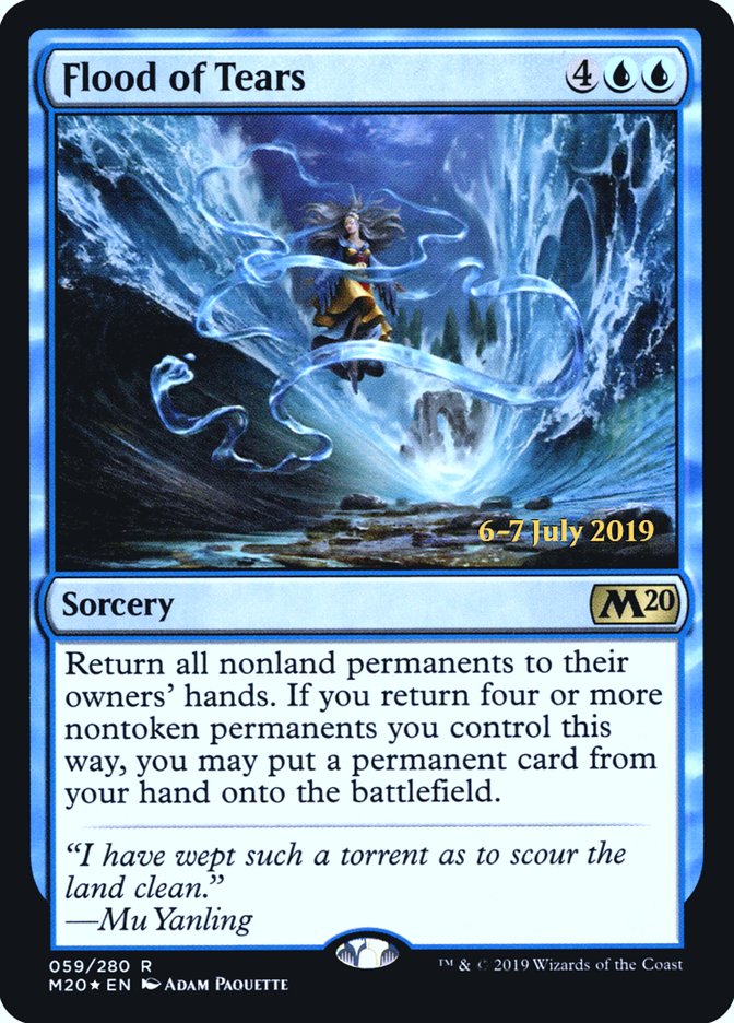 Flood of Tears [Core Set 2020 Prerelease Promos] | Card Merchant Takapuna