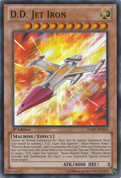 D.D. Jet Iron [HA07-EN035] Super Rare | Card Merchant Takapuna