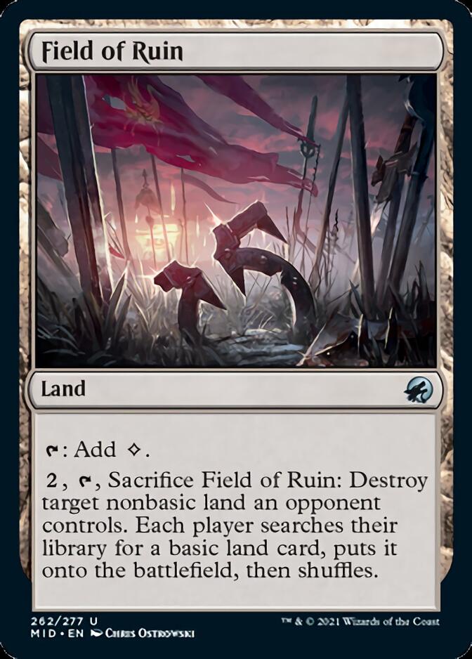 Field of Ruin [Innistrad: Midnight Hunt] | Card Merchant Takapuna