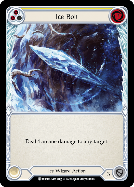 Ice Bolt (Yellow) [UPR134] (Uprising) | Card Merchant Takapuna