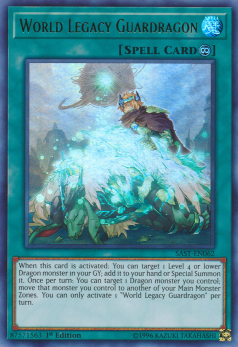 World Legacy Guardragon [SAST-EN062] Ultra Rare | Card Merchant Takapuna