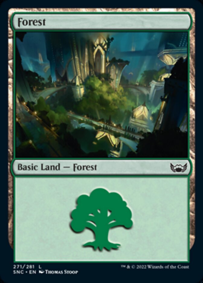 Forest (271) [Streets of New Capenna] | Card Merchant Takapuna