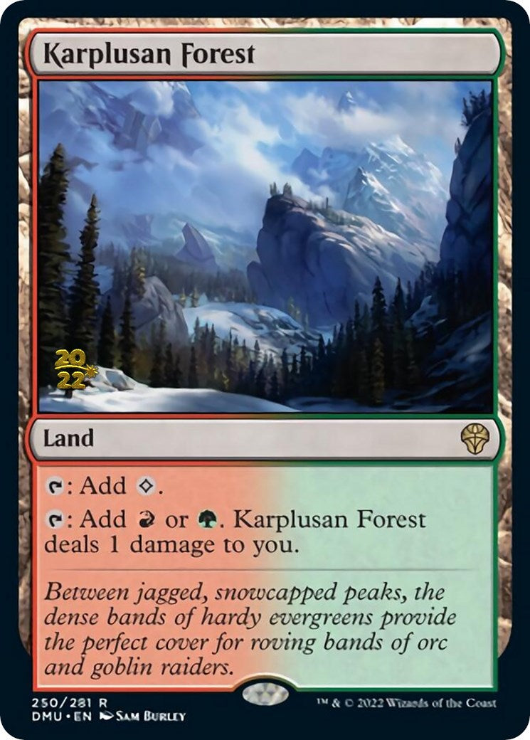 Karplusan Forest [Dominaria United Prerelease Promos] | Card Merchant Takapuna