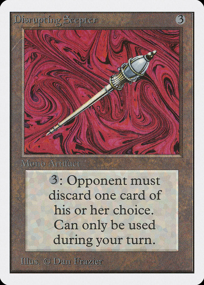 Disrupting Scepter [Unlimited Edition] | Card Merchant Takapuna