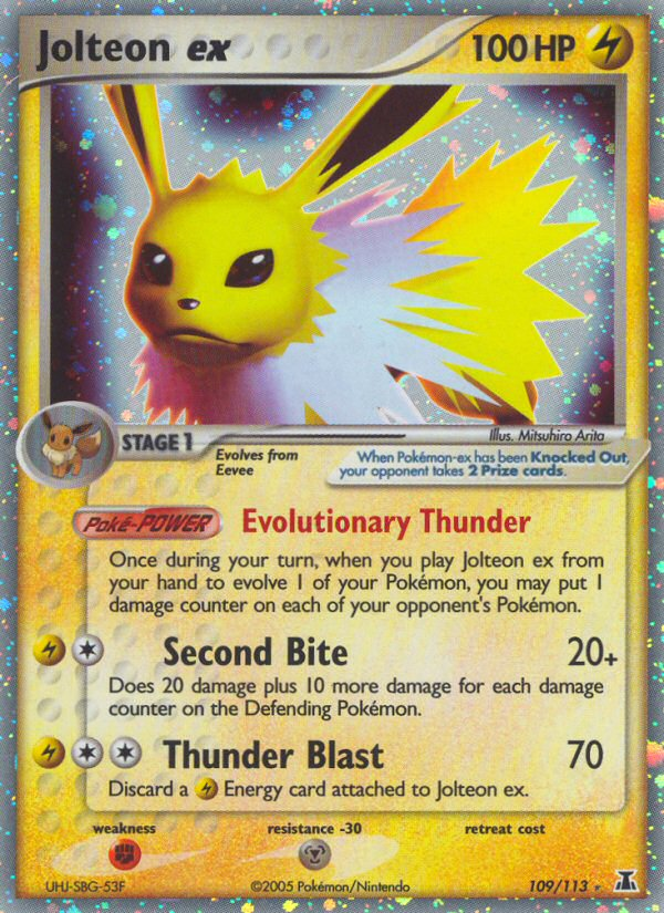 Jolteon ex (109/113) [EX: Delta Species] | Card Merchant Takapuna