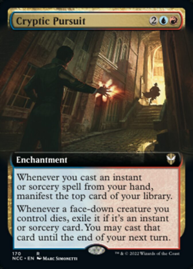 Cryptic Pursuit (Extended Art) [Streets of New Capenna Commander] | Card Merchant Takapuna