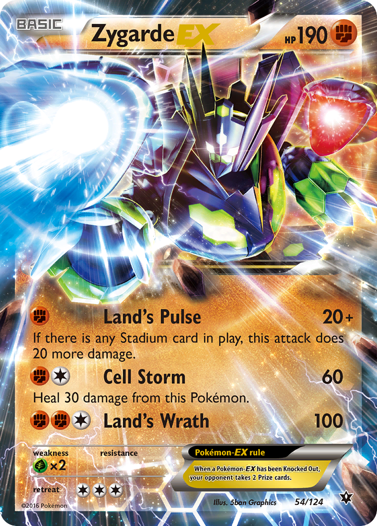 Zygarde EX (54/124) [XY: Fates Collide] | Card Merchant Takapuna