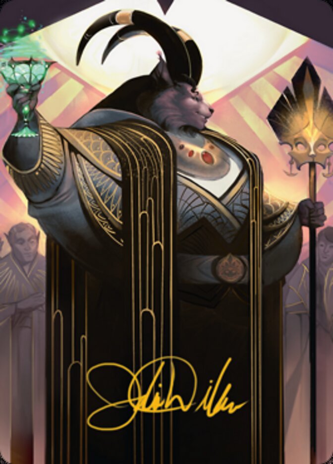 Jetmir, Nexus of Revels 2 Art Card (Gold-Stamped Signature) [Streets of New Capenna Art Series] | Card Merchant Takapuna