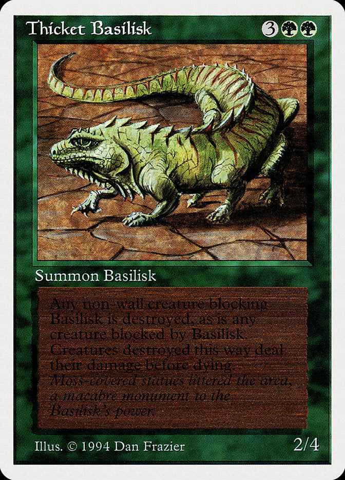 Thicket Basilisk [Summer Magic / Edgar] | Card Merchant Takapuna