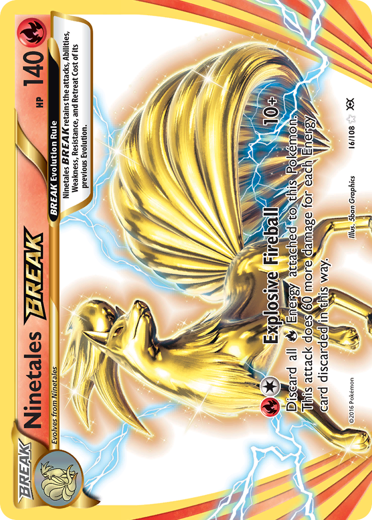 Ninetales BREAK (16/108) [XY: Evolutions] | Card Merchant Takapuna