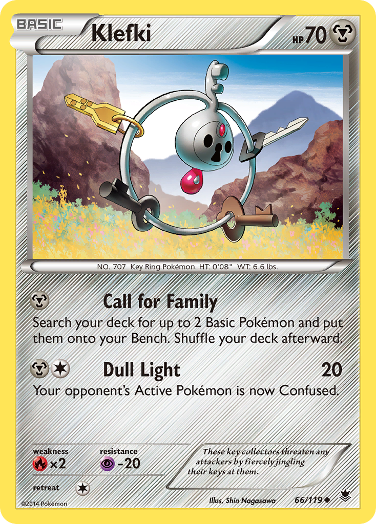 Klefki (66/119) [XY: Phantom Forces] | Card Merchant Takapuna