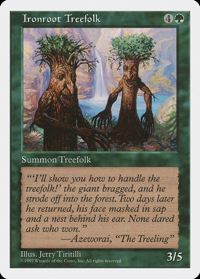 Ironroot Treefolk [Fifth Edition] | Card Merchant Takapuna