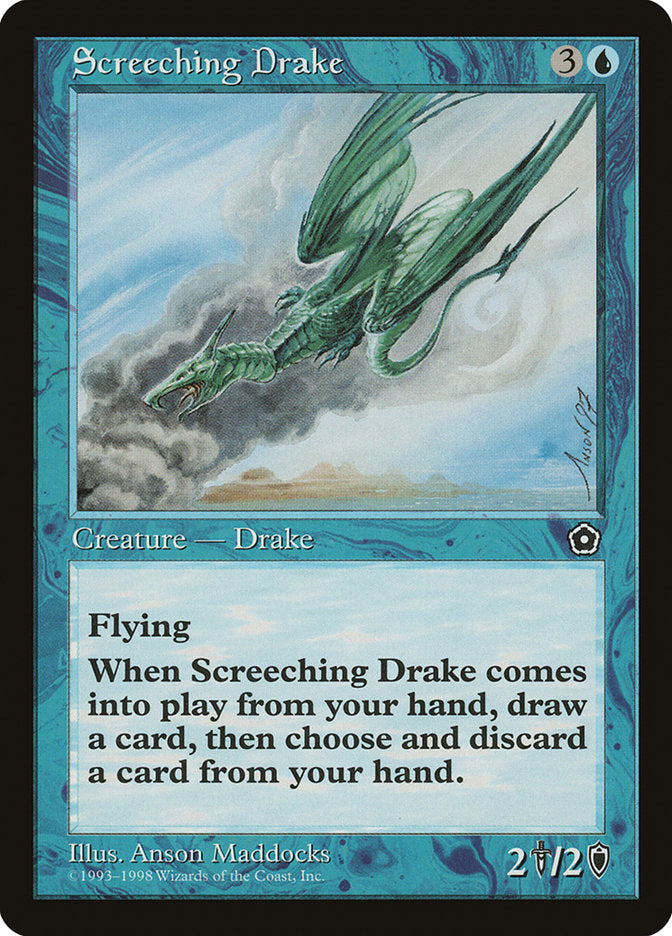 Screeching Drake [Portal Second Age] | Card Merchant Takapuna